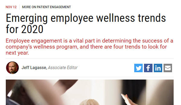 Emerging employee wellness trends for 2020